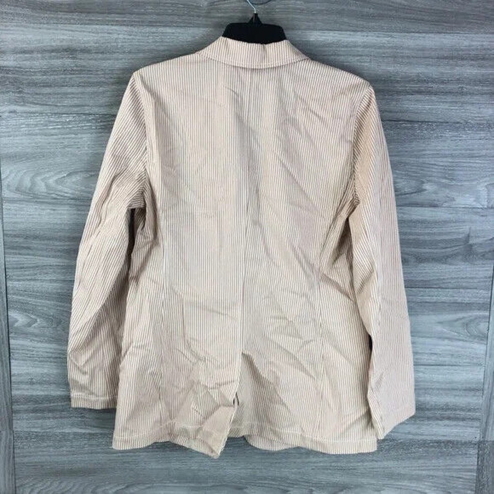 LAFAYETTE 148 Women's Boston Micro Stripe Blazer In Clay Multi NWT - Picture 6 of 8